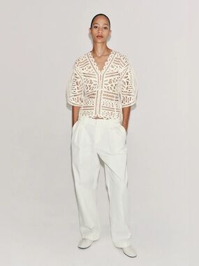 Zara ZW COLLECTION CROCHET TOP